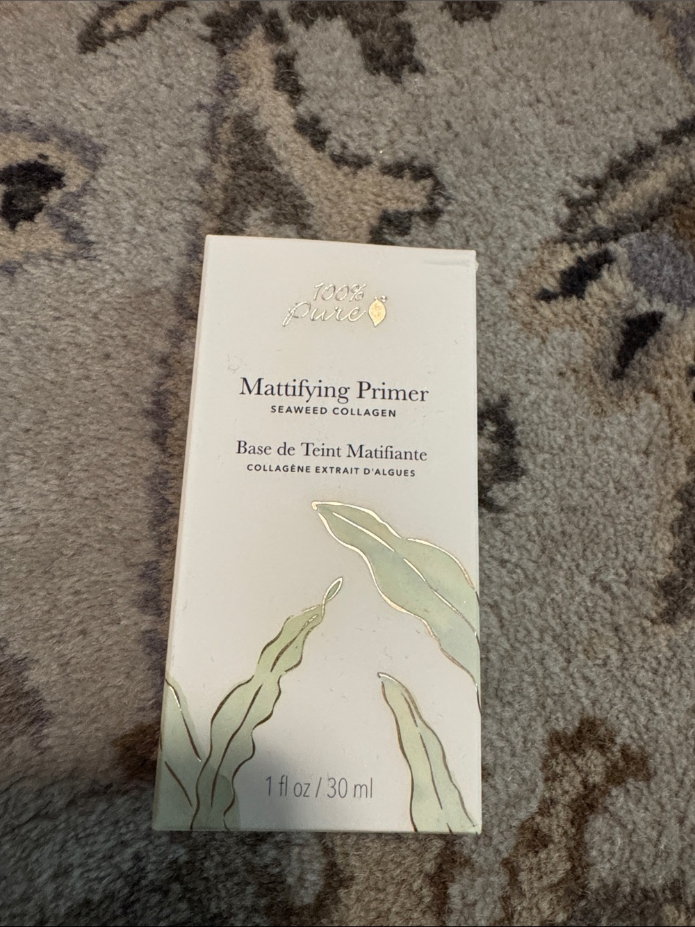NIB, 100% Pure- Mattifying Primer, Seaweed Collagen